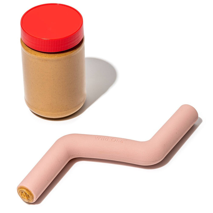 Wild One Bolt Bite Chew & Treat Interactive Dog Toy - Pink