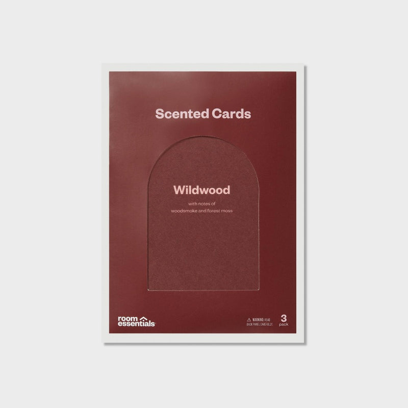 3pk Wildwood Small Hanging Car Diffusers - Room Essentials