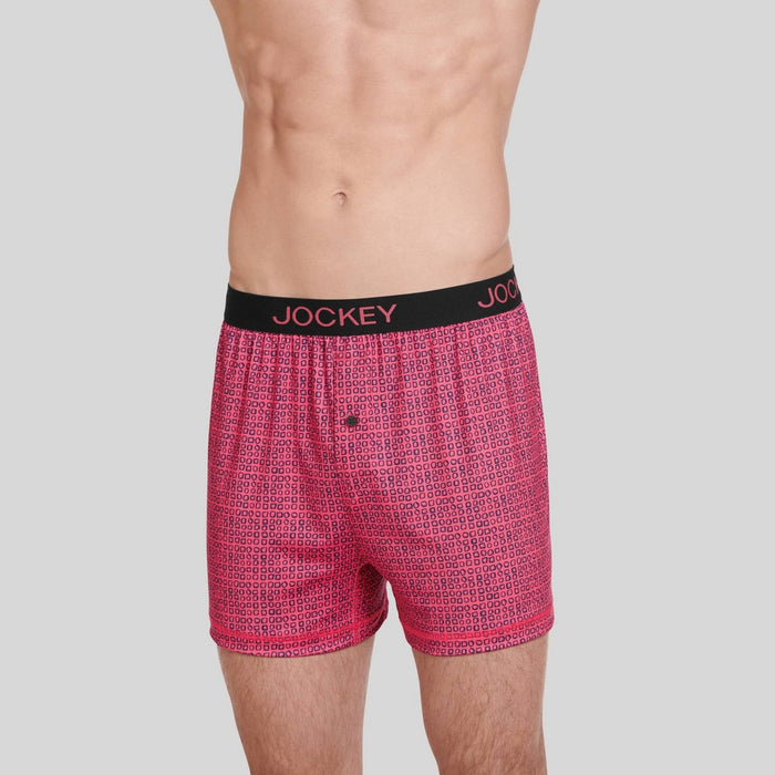 Jockey Generation Men's Microfiber Boxers 3pk - Gray/Navy Blue/Red S