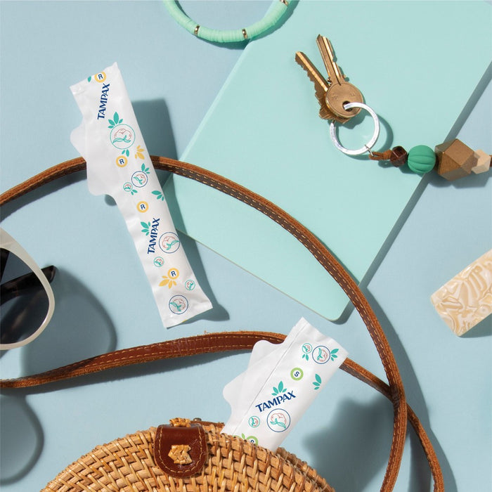 Tampax Pure Cotton Tampons - Regular/Super - 22ct
