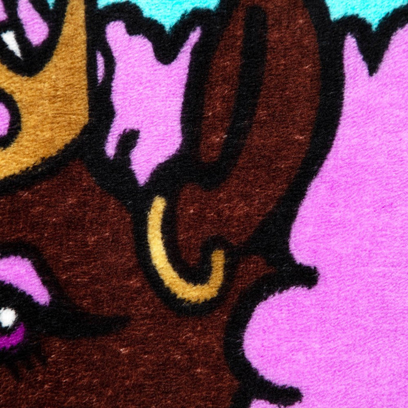 Afro Unicorn Kids' Throw Blankets