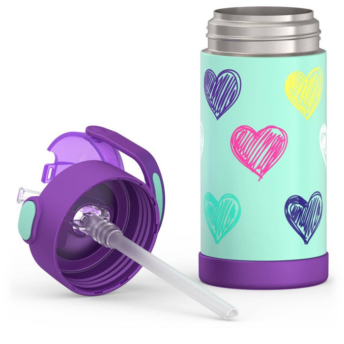 Thermos Kids' 12oz Stainless Steel FUNtainer Water Bottle with Bail Handle