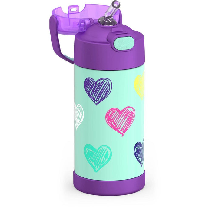 Thermos Kids' 12oz Stainless Steel FUNtainer Water Bottle with Bail Handle