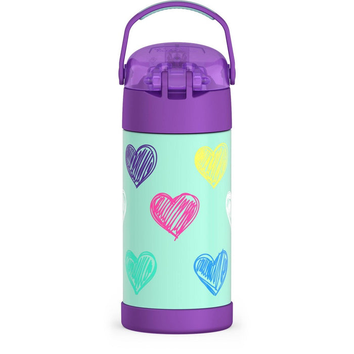 Thermos Kids' 12oz Stainless Steel FUNtainer Water Bottle with Bail Handle