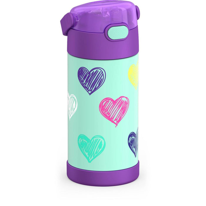 Thermos Kids' 12oz Stainless Steel FUNtainer Water Bottle with Bail Handle