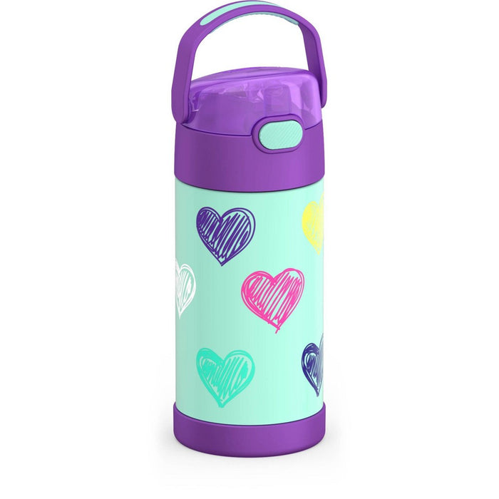 Thermos Kids' 12oz Stainless Steel FUNtainer Water Bottle with Bail Handle