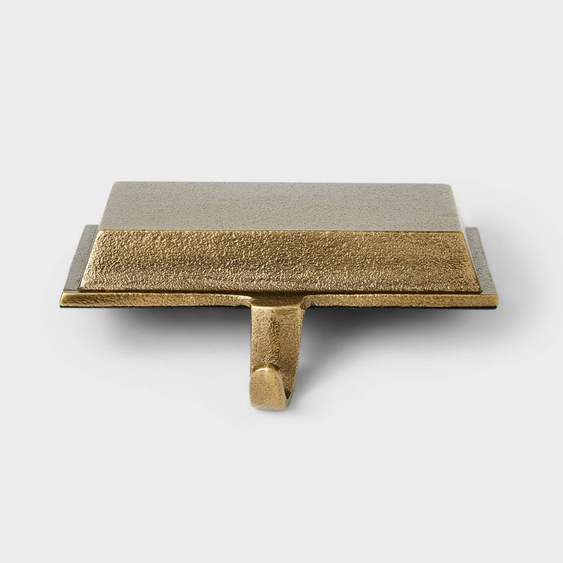 Cast Christmas Stocking Holder Gold - Threshold designed with Studio McGee