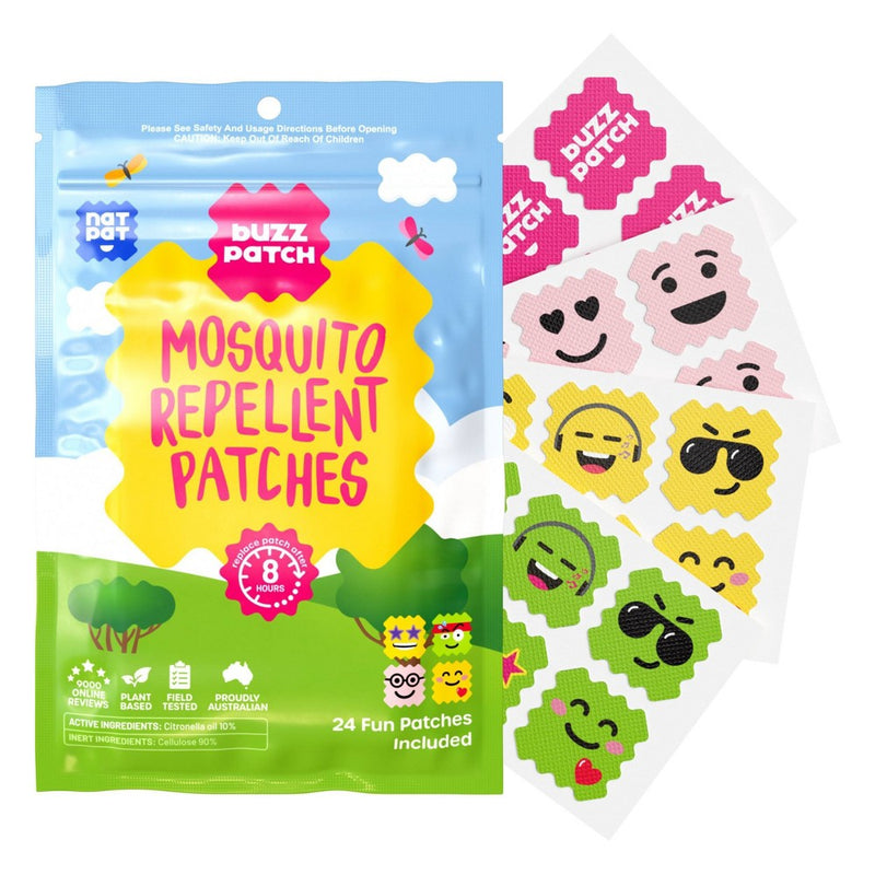 NATPAT 24ct Buzz Patch Mosquito Repellent Patches Personal Repellent