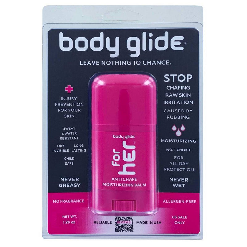 Body Glide For Her Anti Chafe and Moisturizing Balm - 1.28oz
