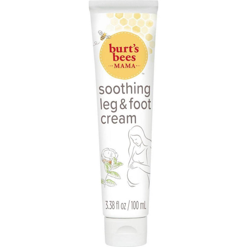 Burt's Bees Mama Bee Leg and Foot Cream Peppermint & Coconut - 3.38 fl oz