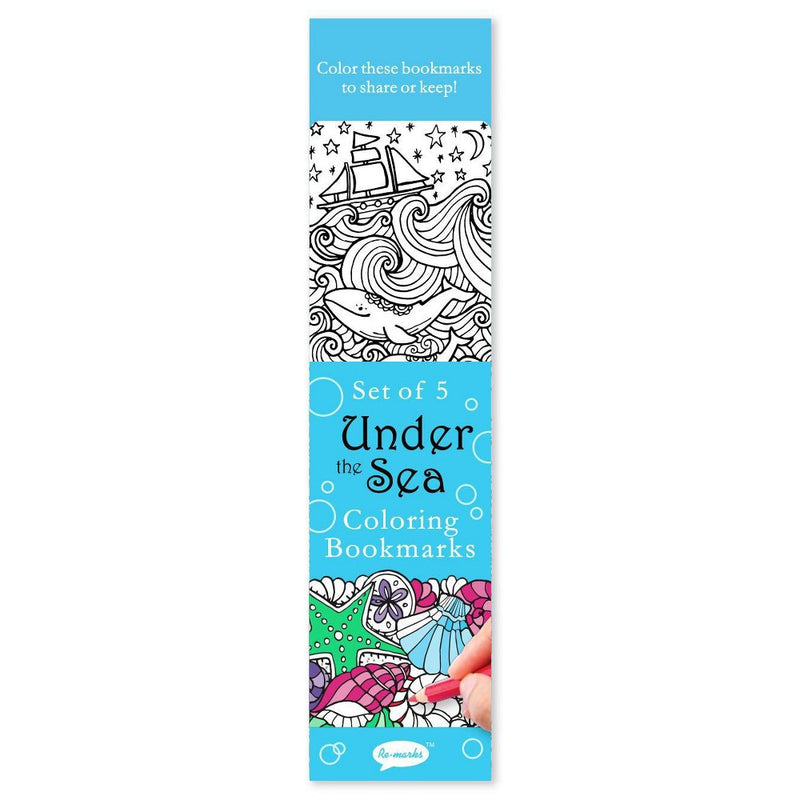 Coloring Bookmark - Set of 5
