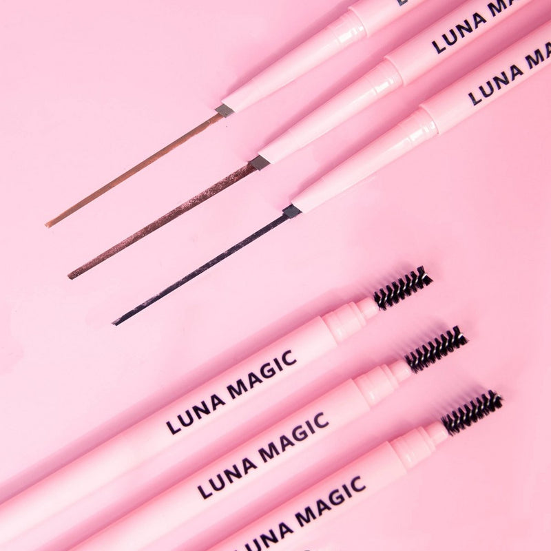 LUNA MAGIC Eyebrow Pencil - Black - 0.3oz