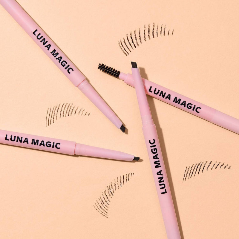 LUNA MAGIC Eyebrow Pencil - Black - 0.3oz