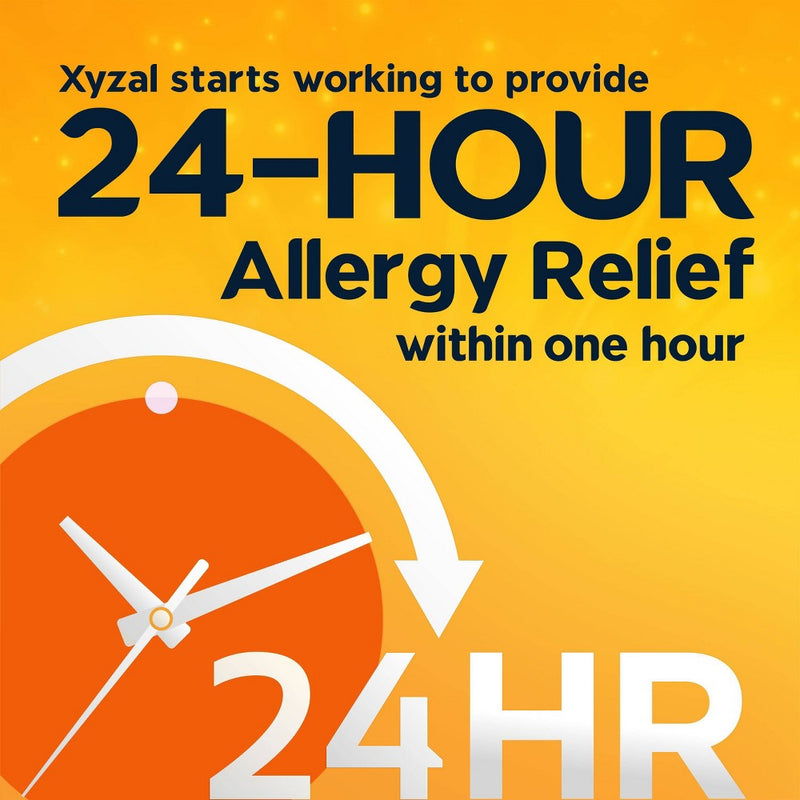 Xyzal Allergy Relief Tablets - Levocetirizine Dihydrochloride - 55ct