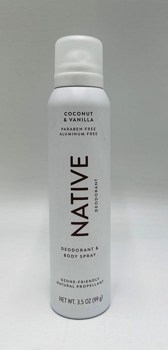 Native Deodorant & Body Spray - Coconut & Vanilla - Aluminum Free - 3.5 oz
