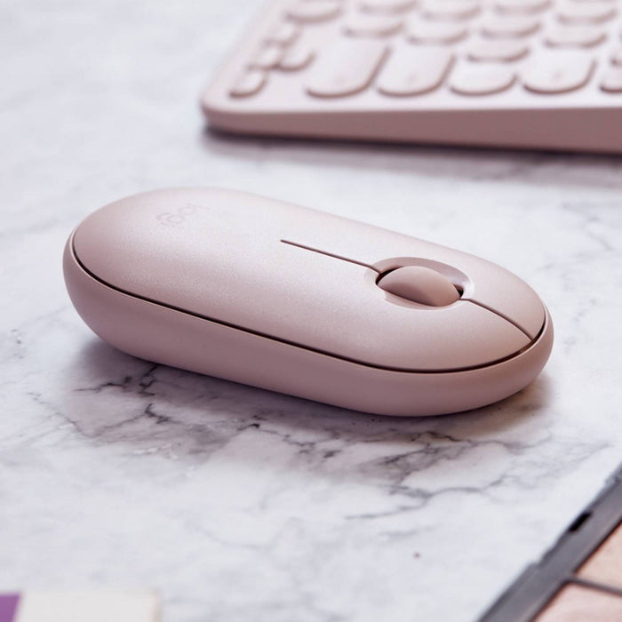 Pebble 350 Bluetooth Mouse - Light Pink