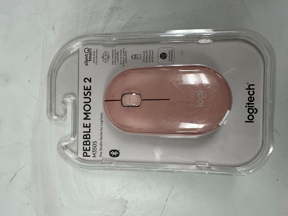 Pebble 350 Bluetooth Mouse - Light Pink