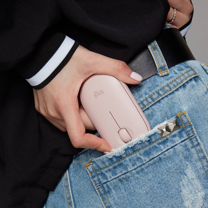 Pebble 350 Bluetooth Mouse - Light Pink