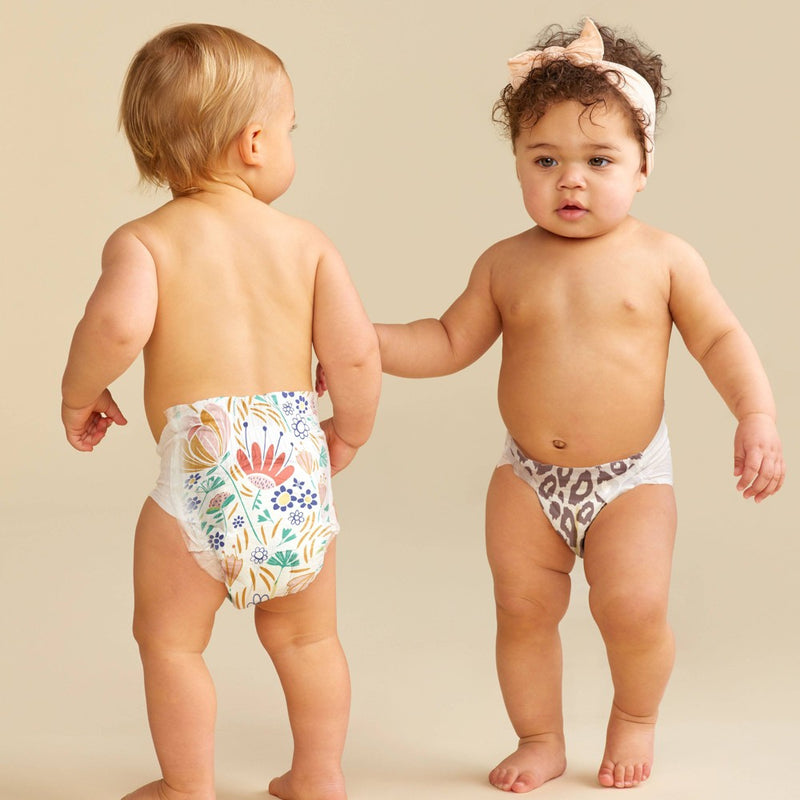 Honest Clean Conscious Disposable Diapers - Wild Thang & Rose Blossom - Size 4 - 54ct