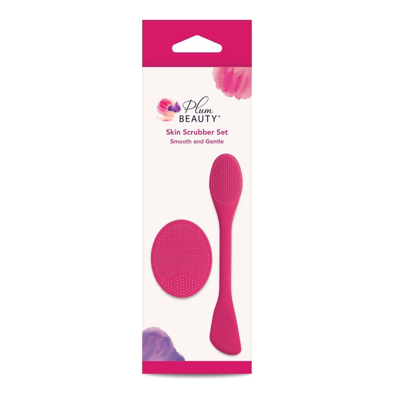 Plum Beauty Skin Scrubber Set - 2ct