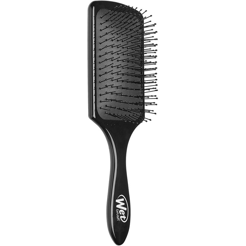 Wet Brush Paddle Detangler Hair Brush More Surface Area for Thick, Curly and Coarse Hair - Solid Black