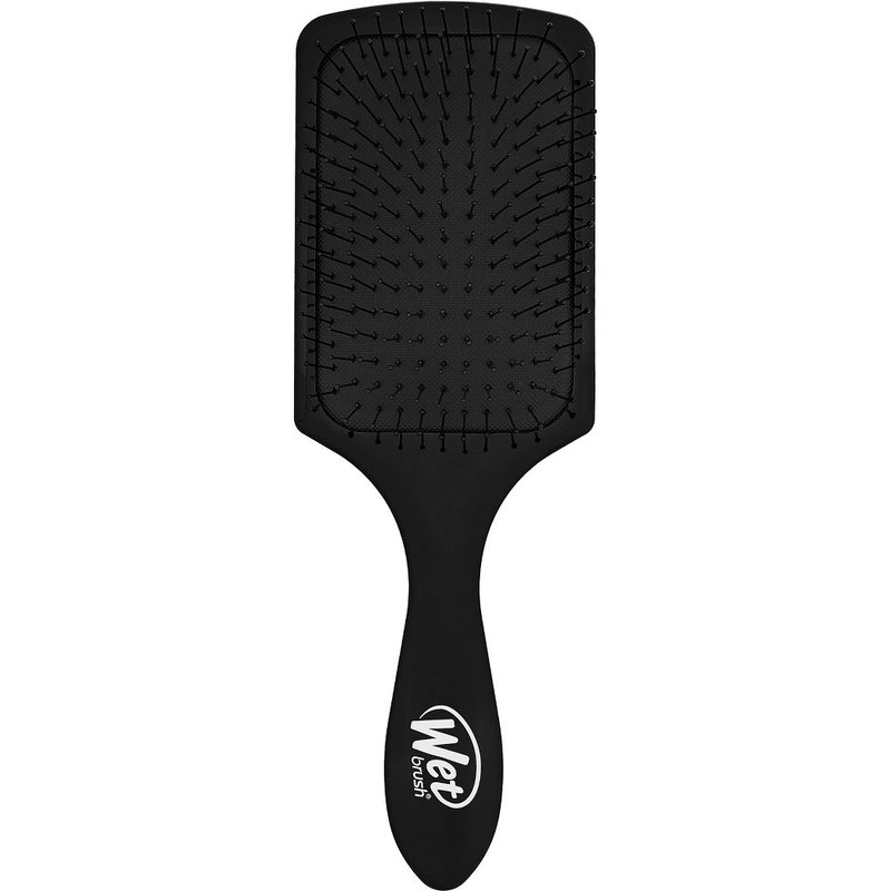 Wet Brush Paddle Detangler Hair Brush More Surface Area for Thick, Curly and Coarse Hair - Solid Black