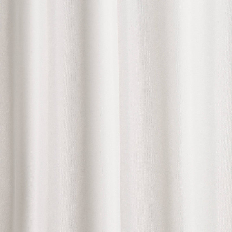 42"x84" Room Darkening Heathered Window Curtain Panel White - Room Essentials