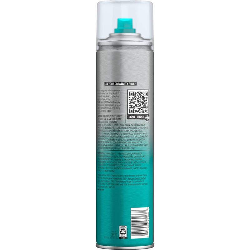 TIGI Bed Head Hard Head Extreme Hold Hair Spray Aerosol - 11.7oz