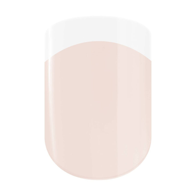 L.A. Girl Artificial Nail Tips- Oh So Shiny - Classy French Tip - 25ct