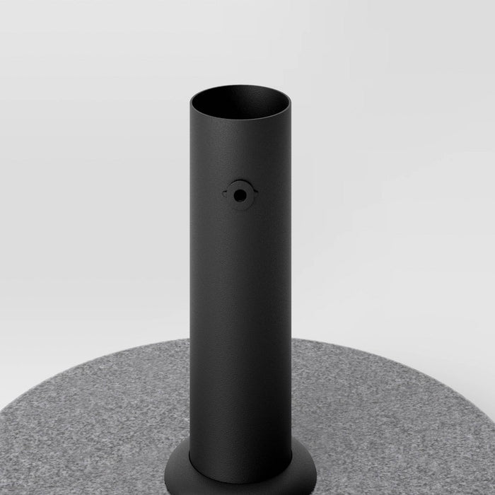 48.5lbs Granite Round Outdoor Patio Market Umbrella Base Black - Threshold (LOCAL PICKUP ONLY)