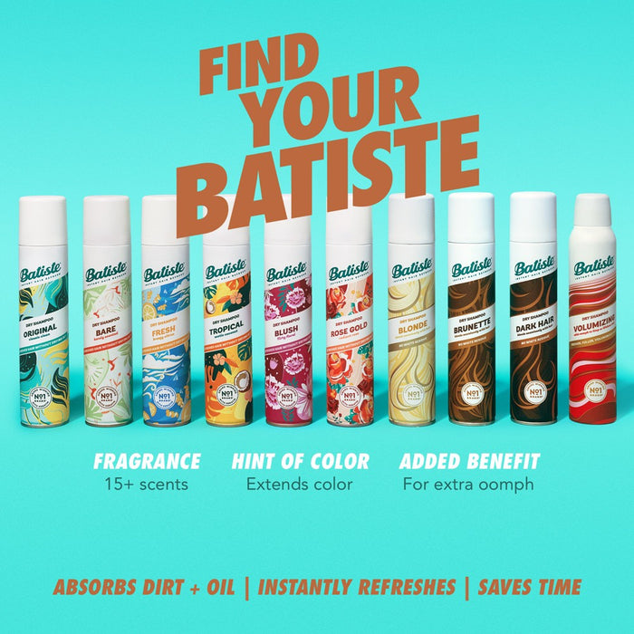 Batiste Dark Brown Dry Shampoo - 3.81oz