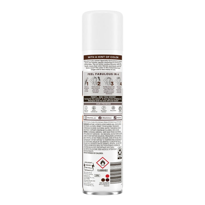Batiste Dark Brown Dry Shampoo - 3.81oz