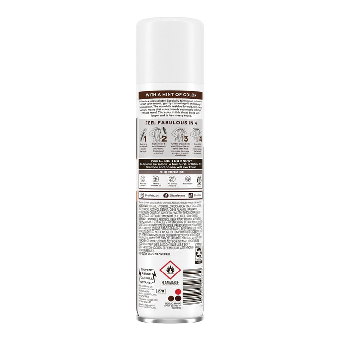 Batiste Dark Brown Dry Shampoo - 3.81oz