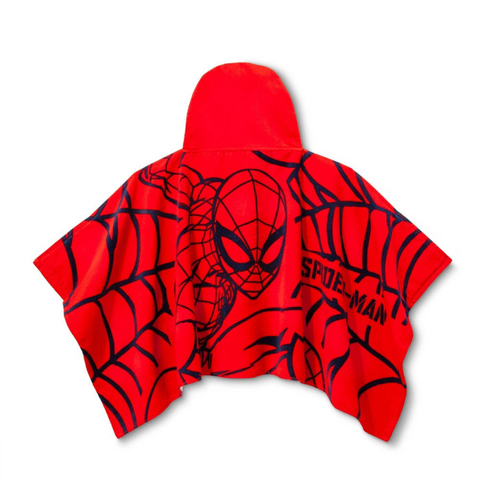 Marvel Spider-Man Kids' Hooded Bath Towel Red