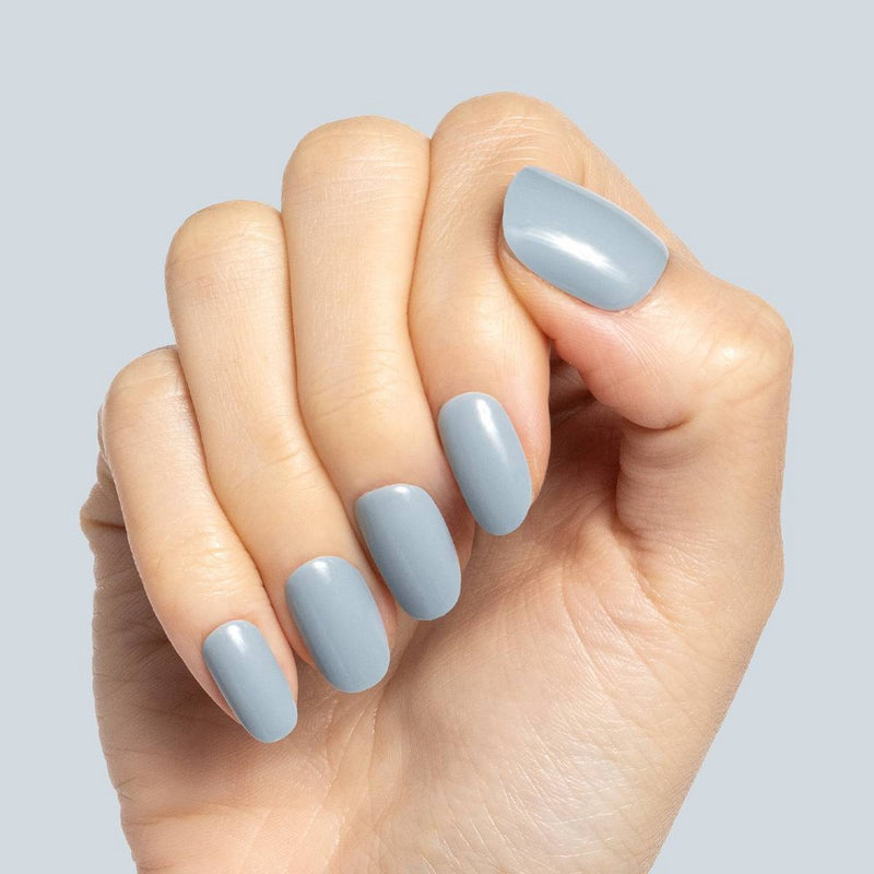 Olive & June Round Fake Nails - Vintage - 32ct: Press-On Mani, Adhesive Tabs, 7-Day Wear, Gloss Finish, 90% Recycled Plastic
