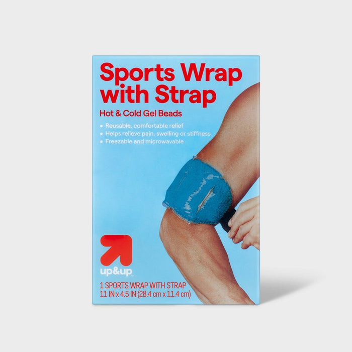 Hot + Cold Gel Bead Sports Wrap with Strap - up & up