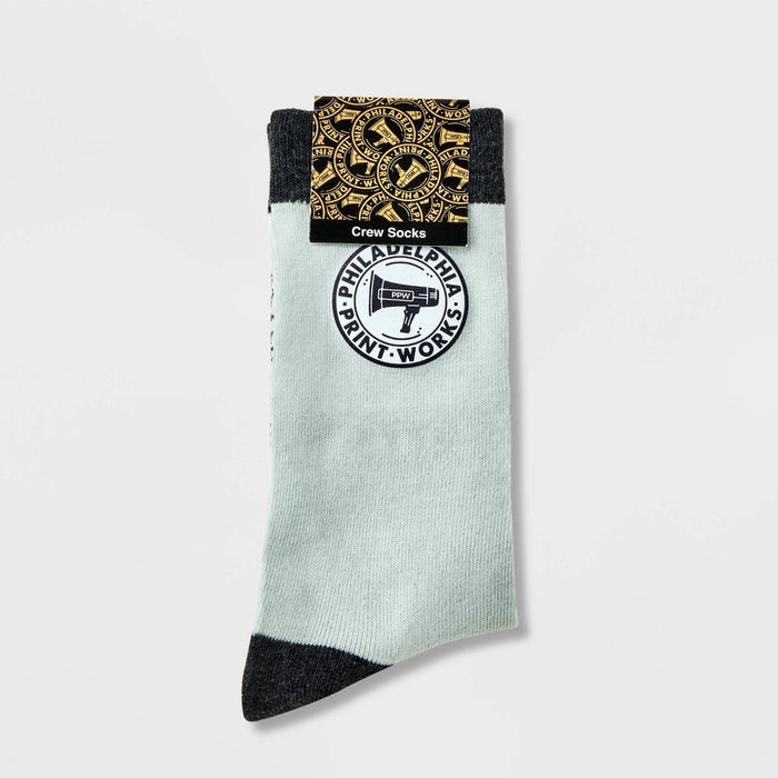 Women's Philadelphia Printworks Graphic Socks - White