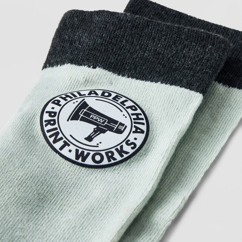 Women's Philadelphia Printworks Graphic Socks - White