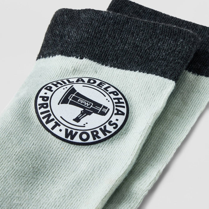 Women's Philadelphia Printworks Graphic Socks - White
