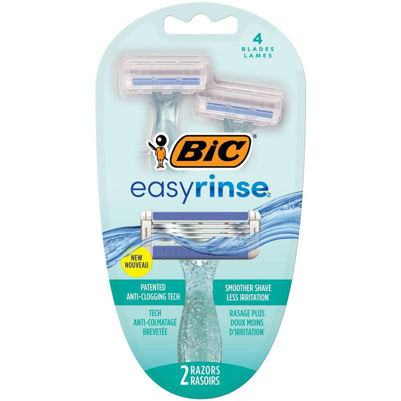 BiC Easy Rinse Women's 4-Blade Disposable Razors - 2ct