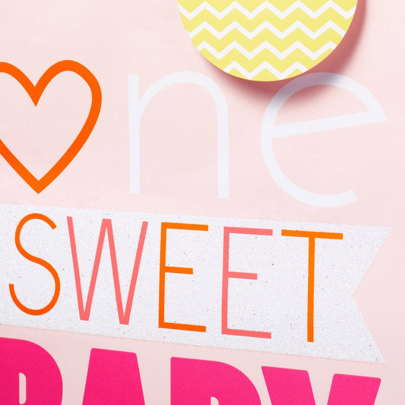 Medium 'One Sweet Baby' Baby Shower Gift Bag Pink - Spritz