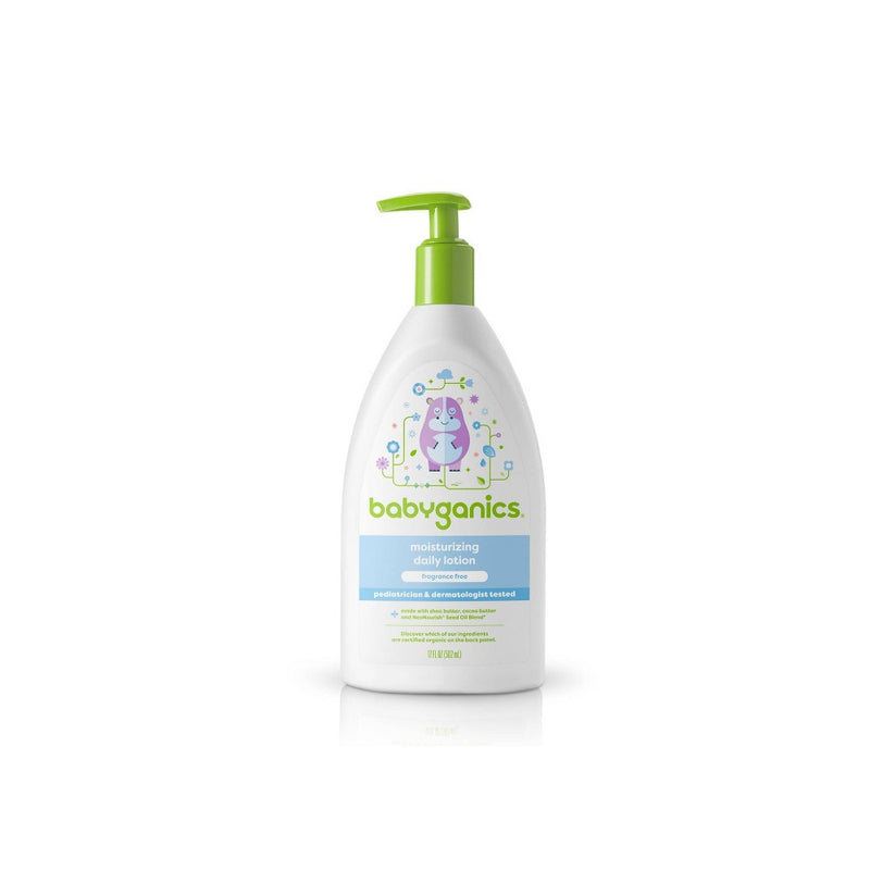 Babyganics Daily Lotion, Fragrance Free - 17 fl oz - Packaging May Vary