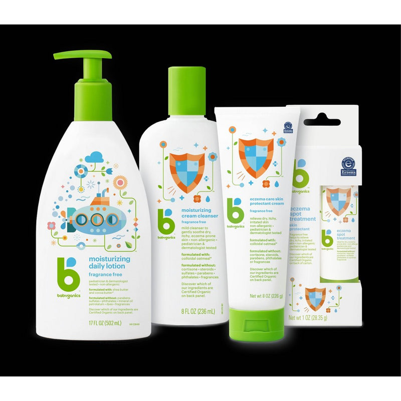 Babyganics Daily Lotion, Fragrance Free - 17 fl oz - Packaging May Vary