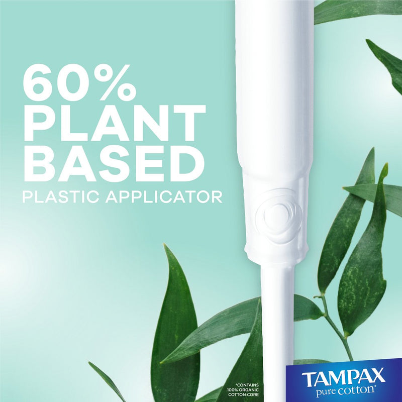Tampax Pure Cotton Tampons - Super - 24ct