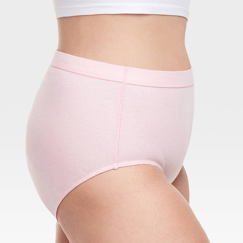 Hanes Women's 6pk Pure Comfort Organic Cotton Briefs - Colors May Vary 7