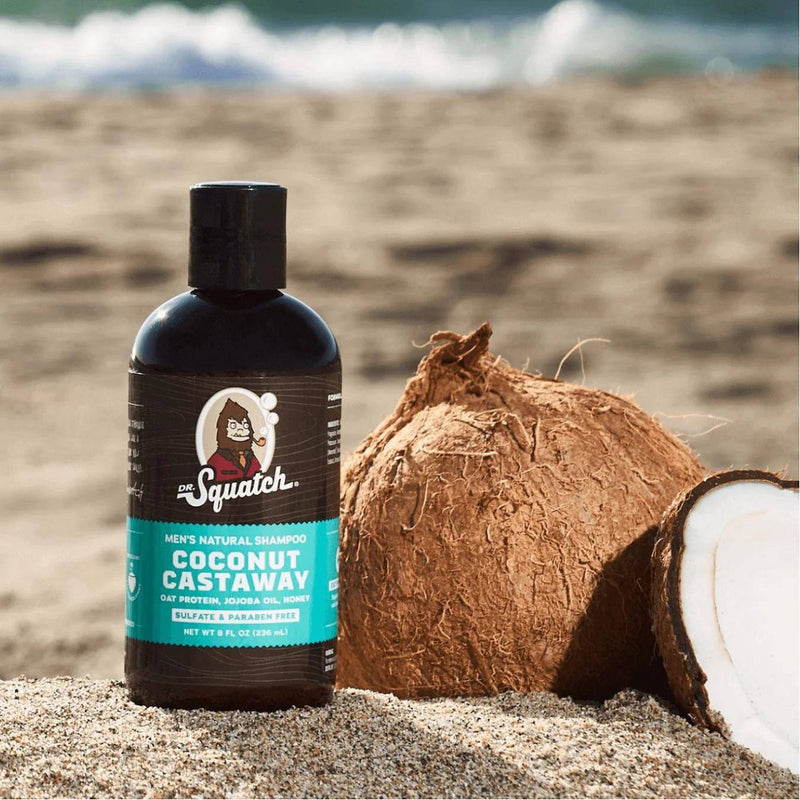 Dr. Squatch Shampoo - Coconut Castaway - 8oz