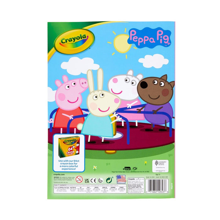 Crayola 96pg Peppa Pig Coloring Book with Sticker Sheet