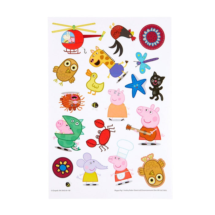 Crayola 96pg Peppa Pig Coloring Book with Sticker Sheet