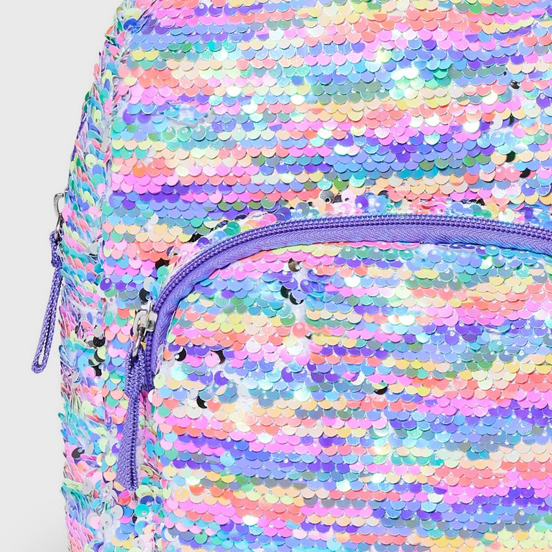 Girls' 10.5" Reverse Sequin Mini Backpack - Cat & Jack Purple