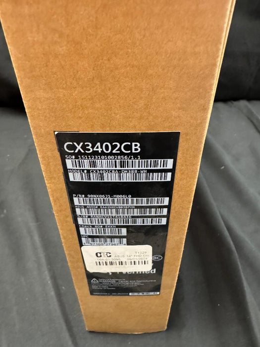 ASUS 14" FHD Chromebook Plus CX34 - Intel Core i3 - White SEE DETAILS